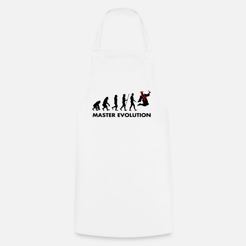 Master Evolution Prüfung Bestanden Schulabschluss - Kochschürze - Weiß
