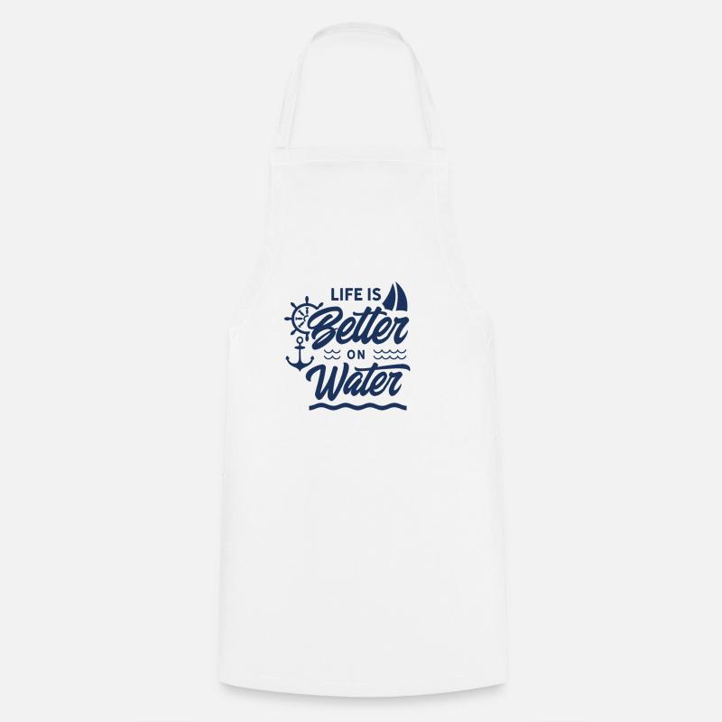 Voilier - Tablier de cuisine - blanc