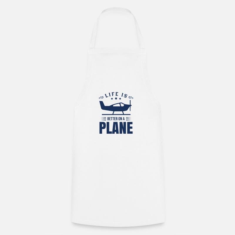Pilote - Tablier de cuisine - blanc
