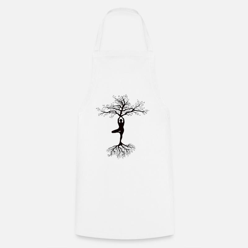 Méditation - Tablier de cuisine - blanc