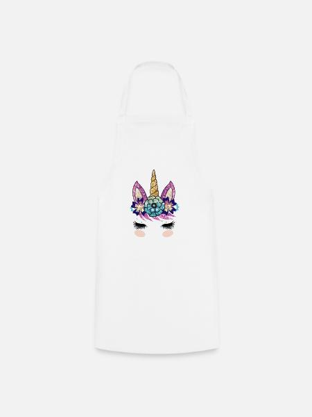 Einhorn Geschenk Für Frauen, Herren Und Kinder - Kochschürze - Weiß