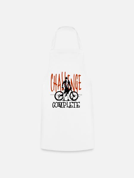 MTB Mountain Bike Tour - Cooking Apron - white