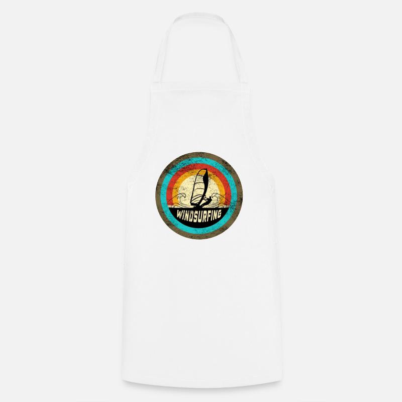 Conception de planche à voile - Tablier de cuisine - blanc