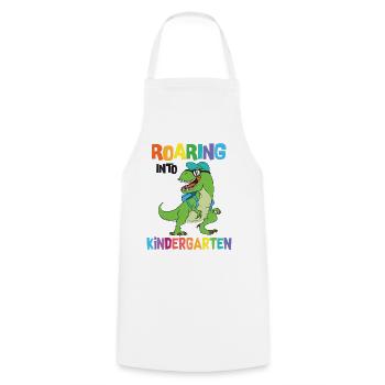 Maternelle maternelle enfant - Tablier de cuisine - blanc - Devant - AI Model Male 185 dark (185cm)