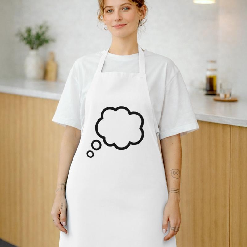 Thinking Bubble Comic Thought Bubble Bubble Thoughts Cooking Apron