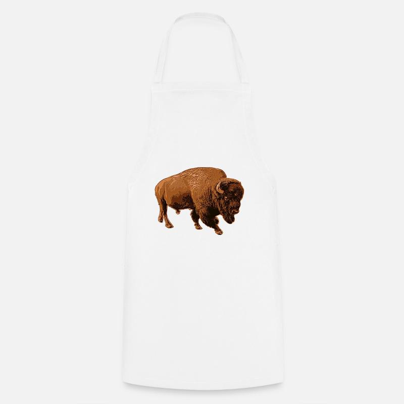 Bison - Kochschürze - Weiß