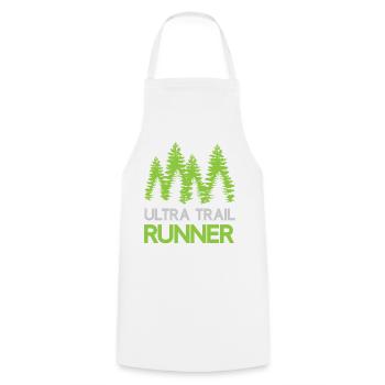 Ultra Trail Runner - Cooking Apron - white - Front - AI Model Male 185 dark (185cm)