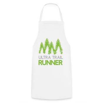 Ultra Trail Runner - Cooking Apron - white - Front - AI Model Male 185 dark (185cm)