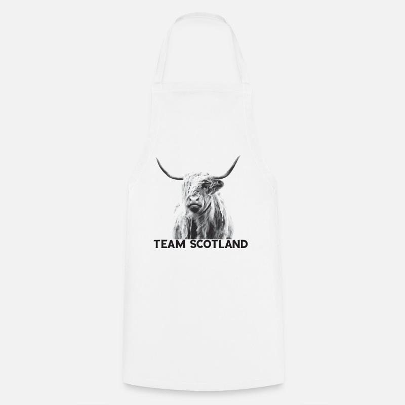 Écosse - Tablier de cuisine - blanc