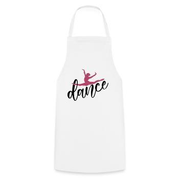 Dancer dancing music saying dancer gift - Cooking Apron - white - Front - AI Model Male 185 dark (185cm)