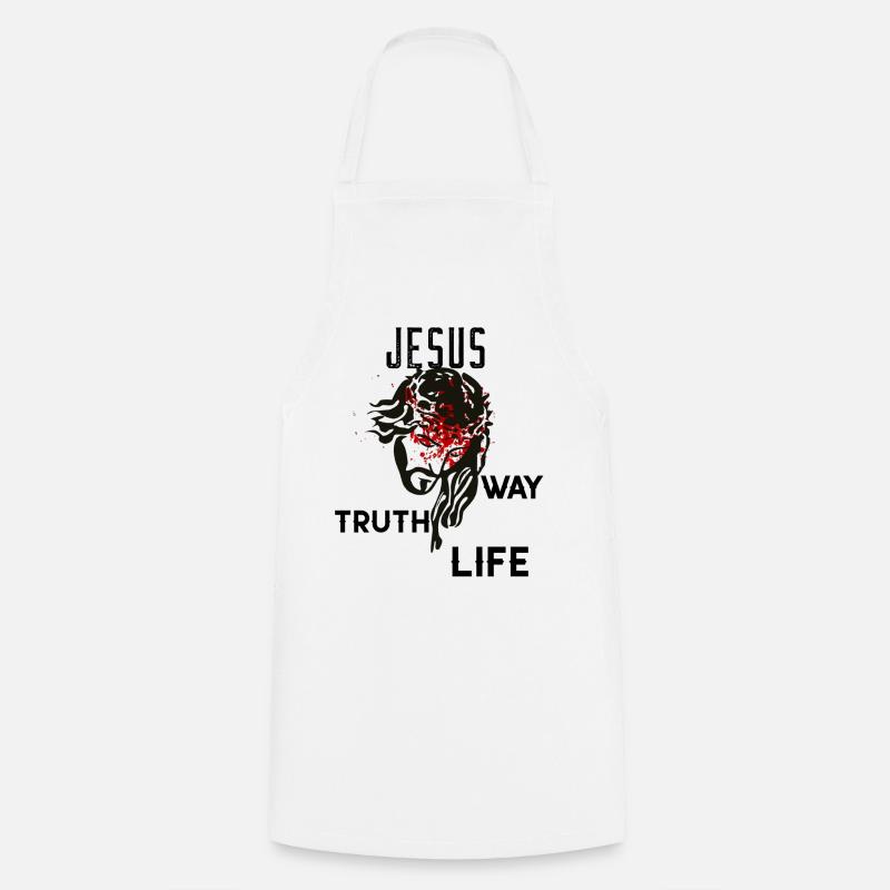 Verset biblique de l' saint - Tablier de cuisine - blanc