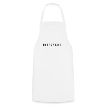 Introvert Introvert - Cooking Apron - white - Front - AI Model Male 185 dark (185cm)