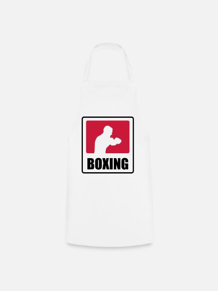 Boxer - Boxing 🥊 - Cooking Apron - white