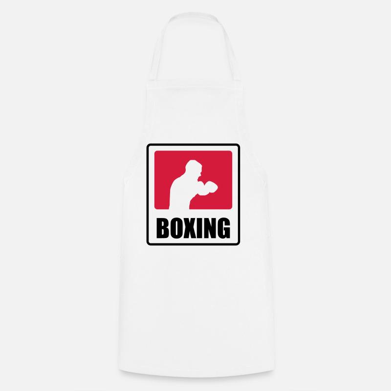 Boxer - Boxen 🥊 - Kochschürze - Weiß