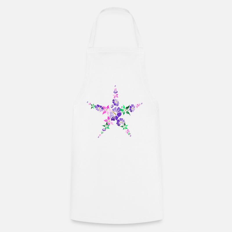 polynésie - Tablier de cuisine - blanc