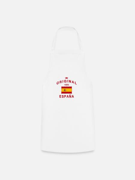 Spanien spanisch Flagge Fahne - Kochschürze - Weiß