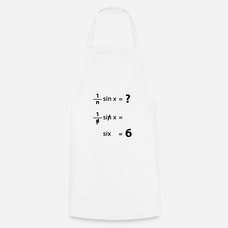 Science Funny Math Equation Physique Joke Pun Gift - Tablier de cuisine - blanc