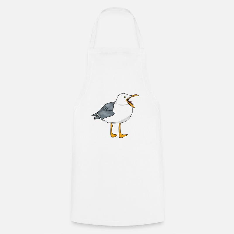 Seagull - Seagull - Cooking Apron - white