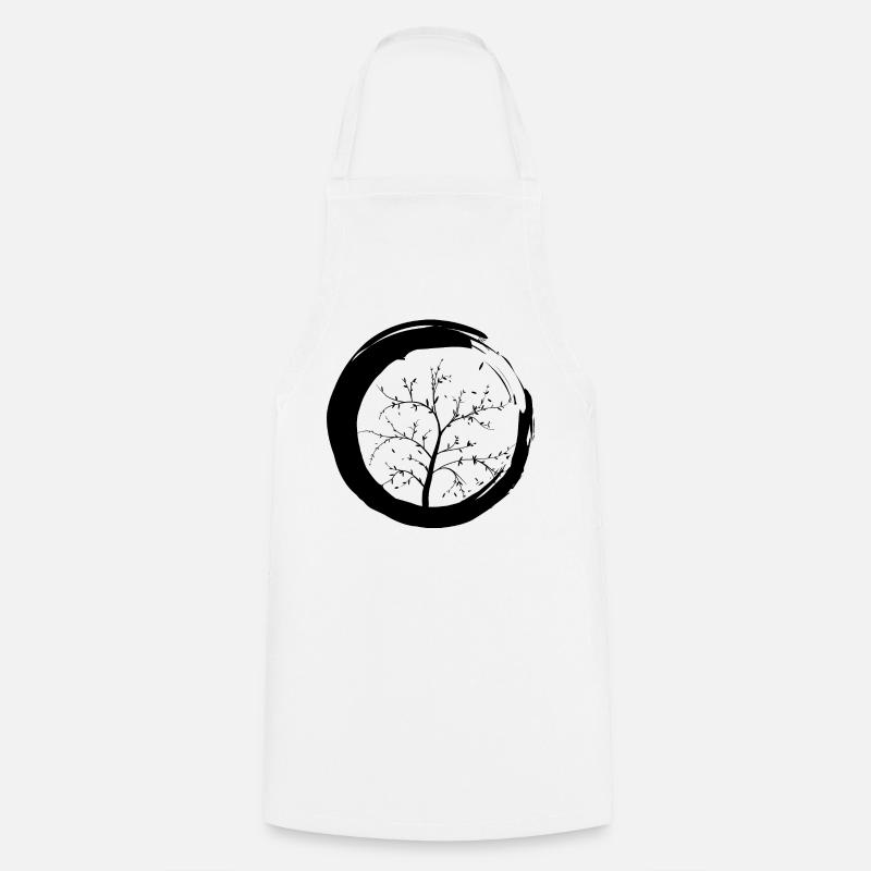 Arbre de vie Zen Tree Automne - Tablier de cuisine - blanc