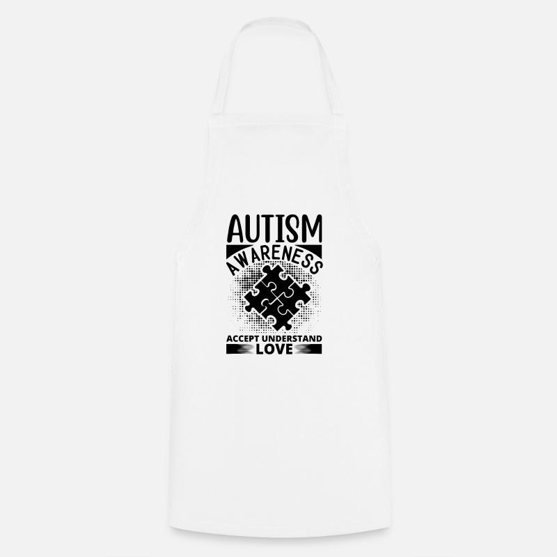 Vibrant pattern on elegant fabric - Cooking Apron - white