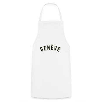 Geneva - Cooking Apron - white - Front - AI Model Male 185 dark (185cm)