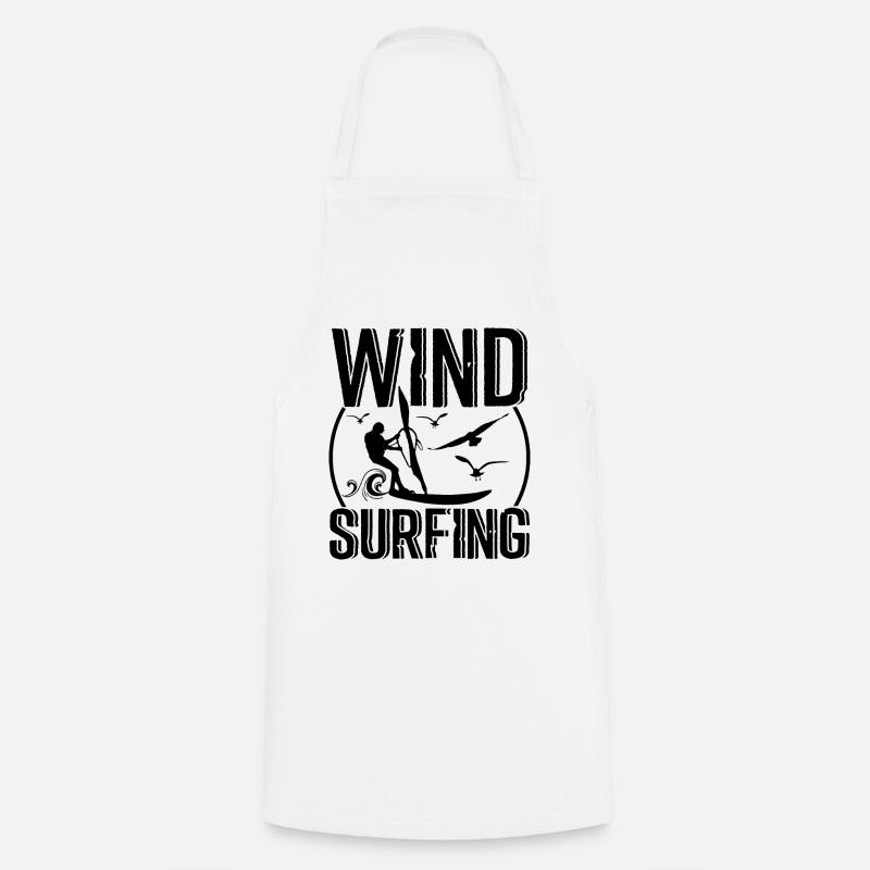 Windsurfing - Kochschürze - Weiß
