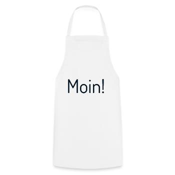 Moin - Kochschürze - Weiß - Vorne - AI Model Male 185 dark (185cm)