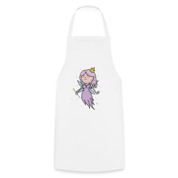 Princess as a fairy daughter - Cooking Apron - white - Front - AI Model Male 185 dark (185cm)