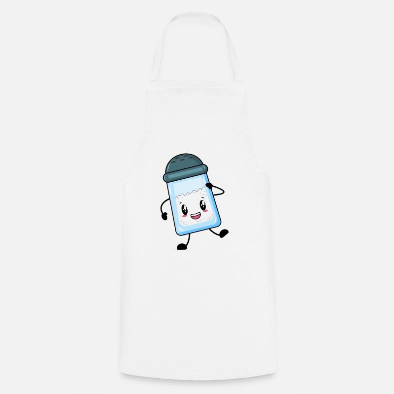 sel - Tablier de cuisine - blanc