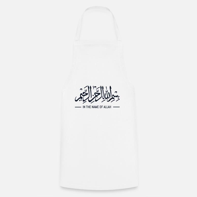 Islam Allah - Cooking Apron - white