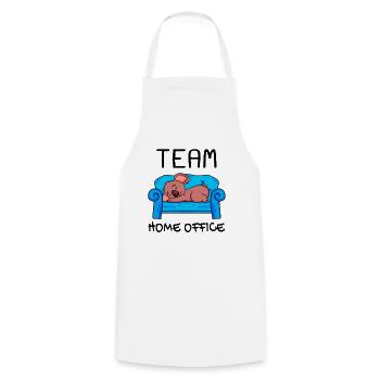 Team Home Office Koala Relax Lazy Funny - Cooking Apron - white - Front - AI Model Male 185 dark (185cm)