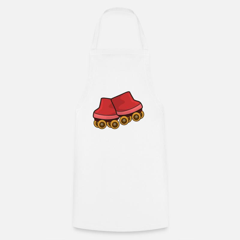 Roller skates roller skating - Cooking Apron - white