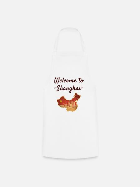 Shanghai - Kochschürze - Weiß