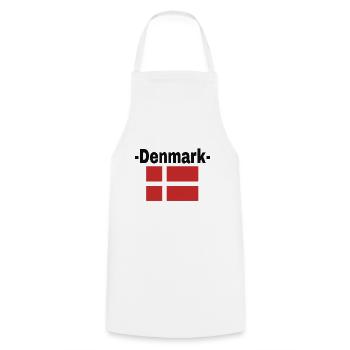 Danemark - Tablier de cuisine - blanc - Devant - AI Model Male 185 dark (185cm)