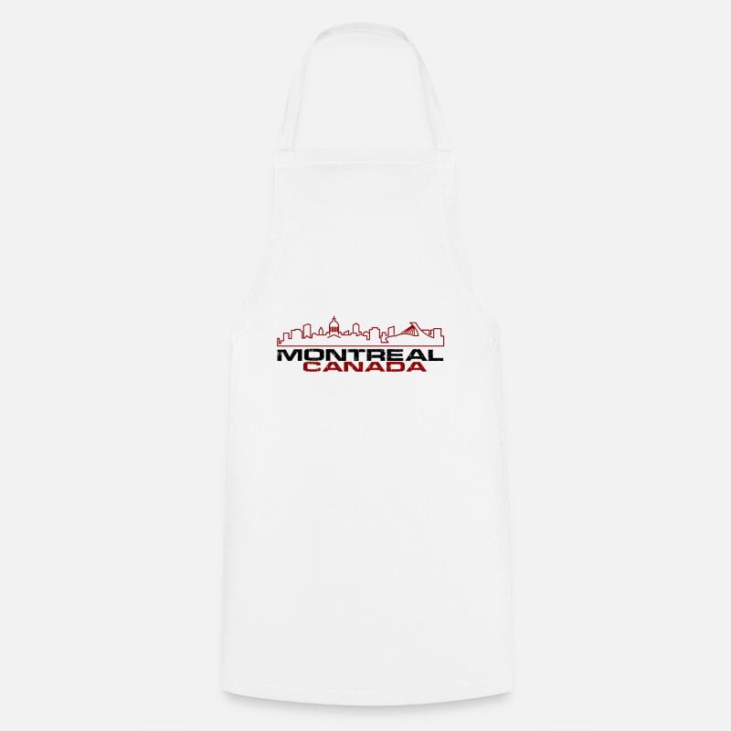 Montréal - Tablier de cuisine - blanc