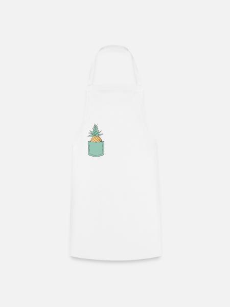 pocket pineapple - Kochschürze - Weiß