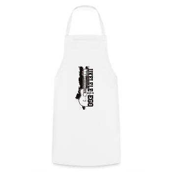 Instrument de musique ukulélé - Tablier de cuisine - blanc - Devant - AI Model Male 185 dark (185cm)
