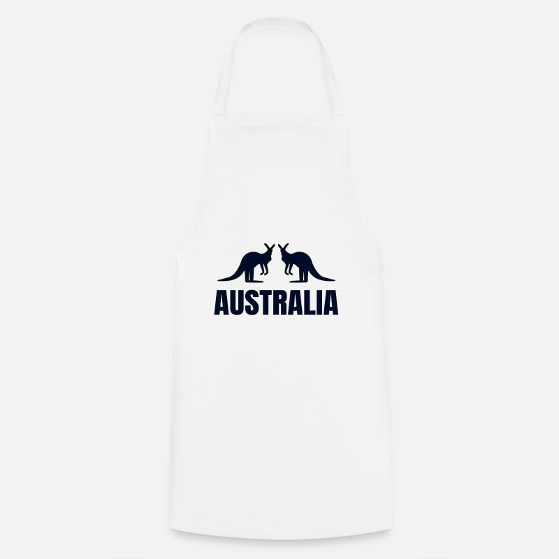 Australia - Cooking Apron - white