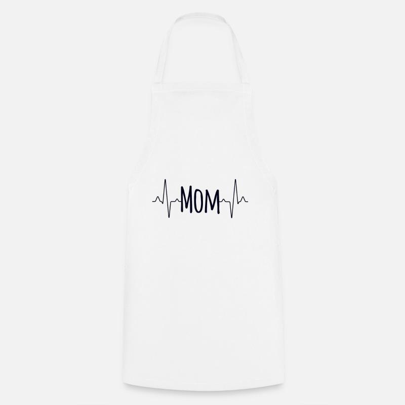 Mama Mom - Kochschürze - Weiß