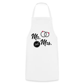 wedding - Cooking Apron - white - Front - AI Model Male 185 dark (185cm)