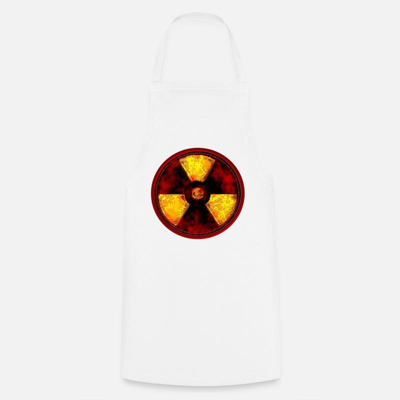 Radioactivité - Tablier de cuisine - blanc