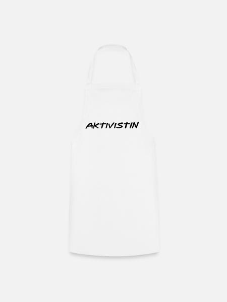 Aktivistin - Kochschürze - Weiß