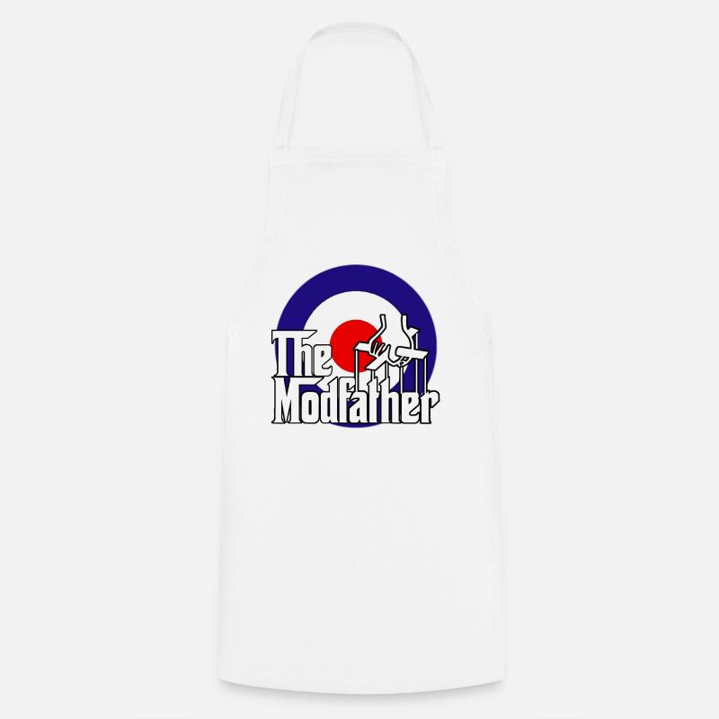 the modfather - Cooking Apron - white