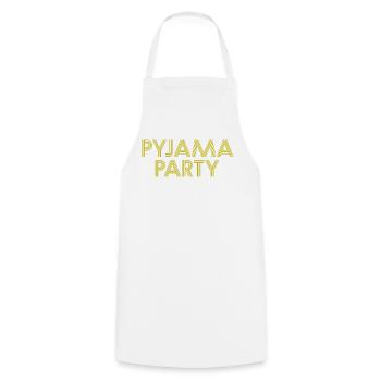 PAJAMA PARTY Bathrobe - Cooking Apron - white - Front - AI Model Male 185 dark (185cm)