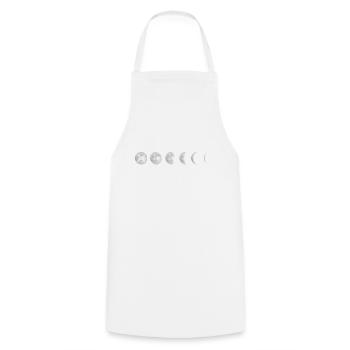 XRP Moon Ripple XRP Hodl Crypto Cryptocurrency - Cooking Apron - white - Front - AI Model Male 185 dark (185cm)