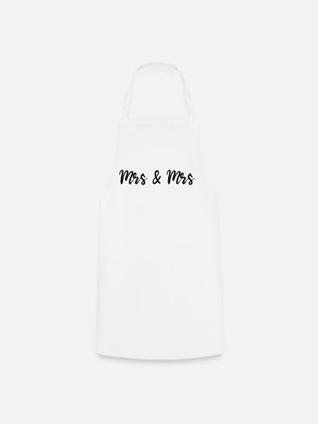 Mrs & Mrs - Kochschürze - Weiß