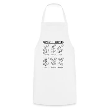 Hardware Store Woodworkers Craftsmen Tools - Cooking Apron - white - Front - AI Model Male 185 dark (185cm)