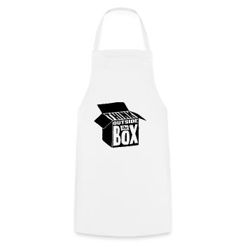 Innovation Job Career - Cooking Apron - white - Front - AI Model Male 185 dark (185cm)