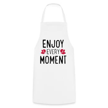 Des phrases drôles - Tablier de cuisine - blanc - Devant - AI Model Male 185 dark (185cm)