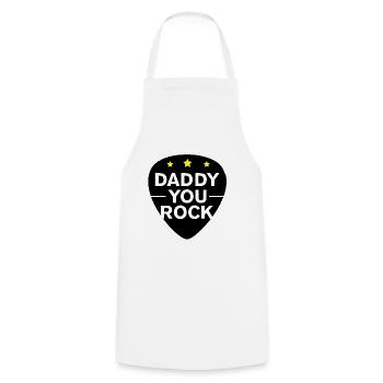 Vatertag Daddy Sie Rock - Kochschürze - Weiß - Vorne - AI Model Male 185 dark (185cm)